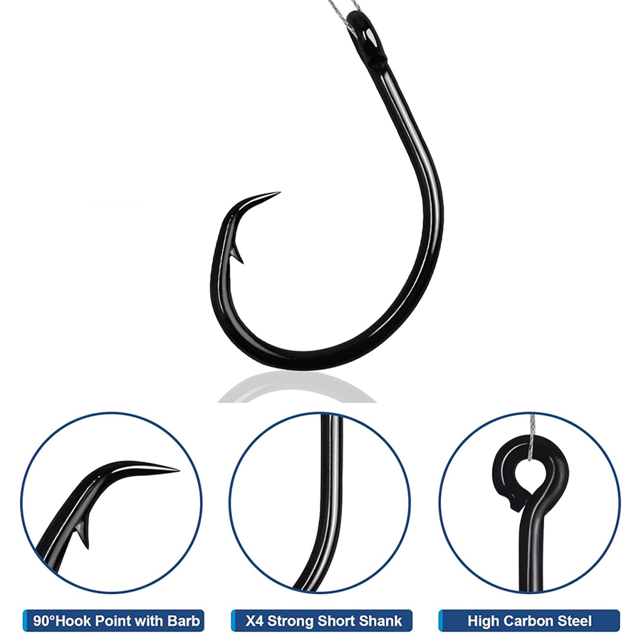 Крючки Circle Hooks 3X Strong  – обзор и цена Fishing Hook Offset