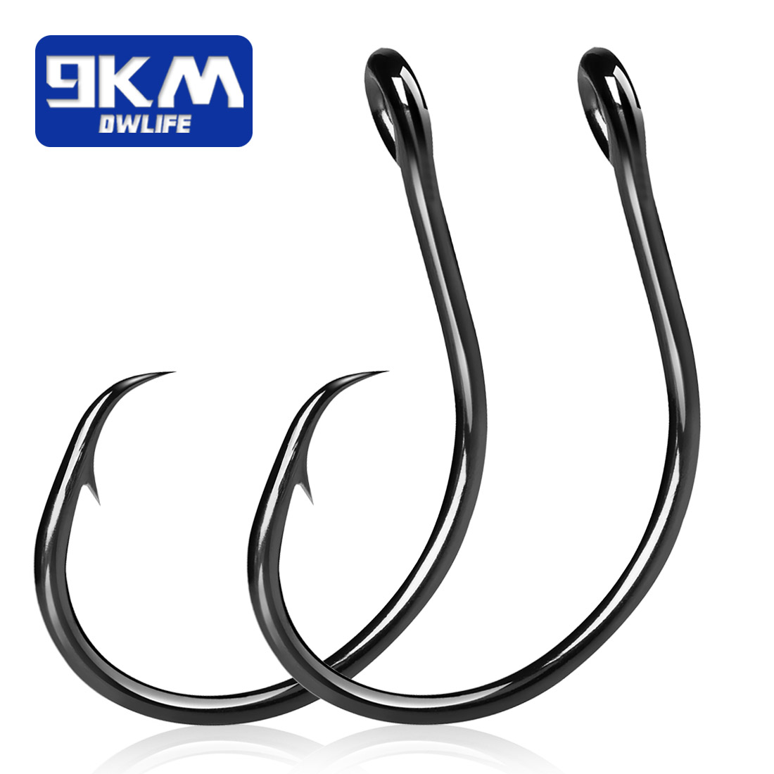 9KM 25-50 шт. прямые крючки с  – обзор и цена Fishing Hook Offset