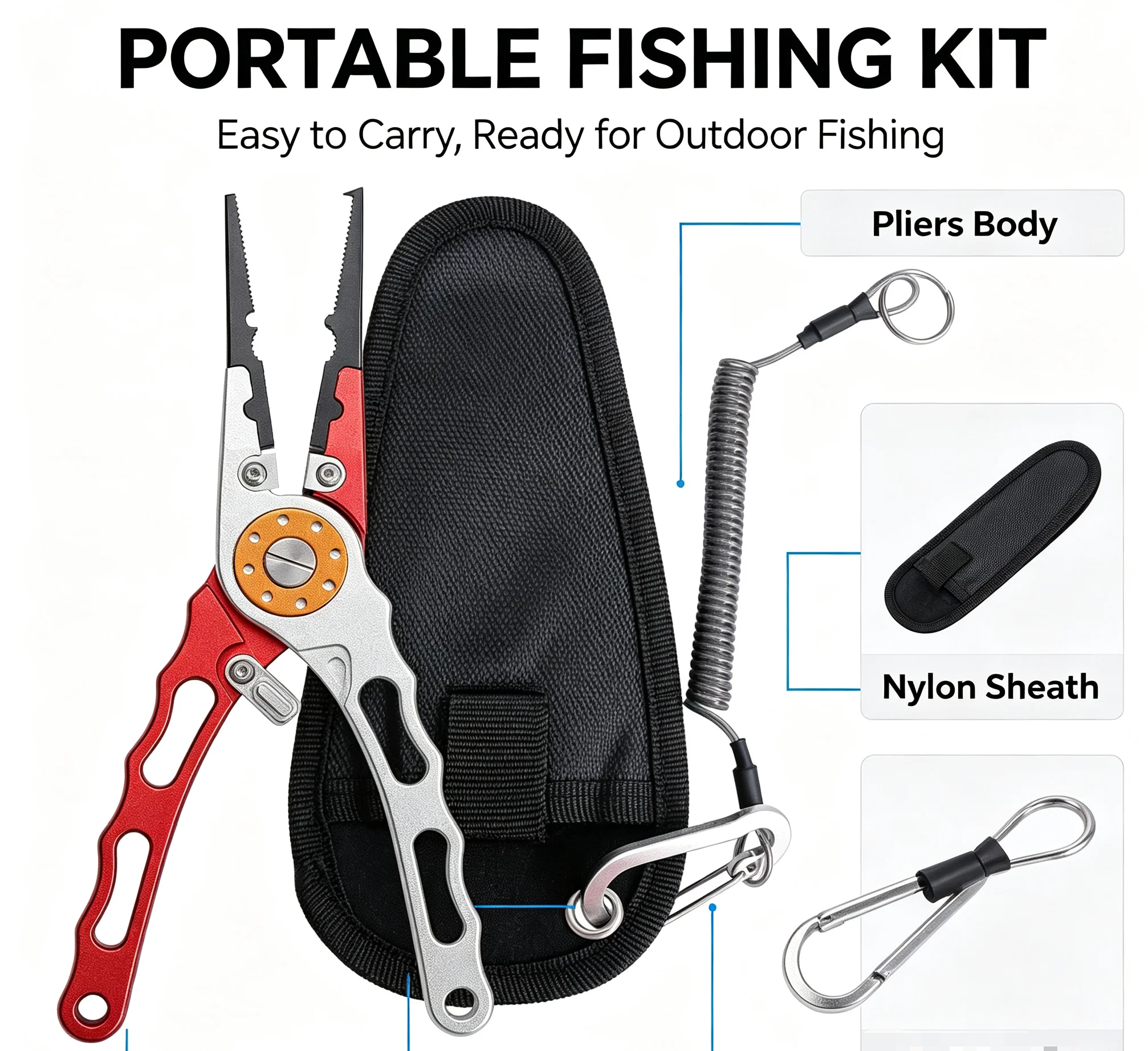 Плоскогубцы для рыбалки с длин – обзор и цена Fishing Hook Remover