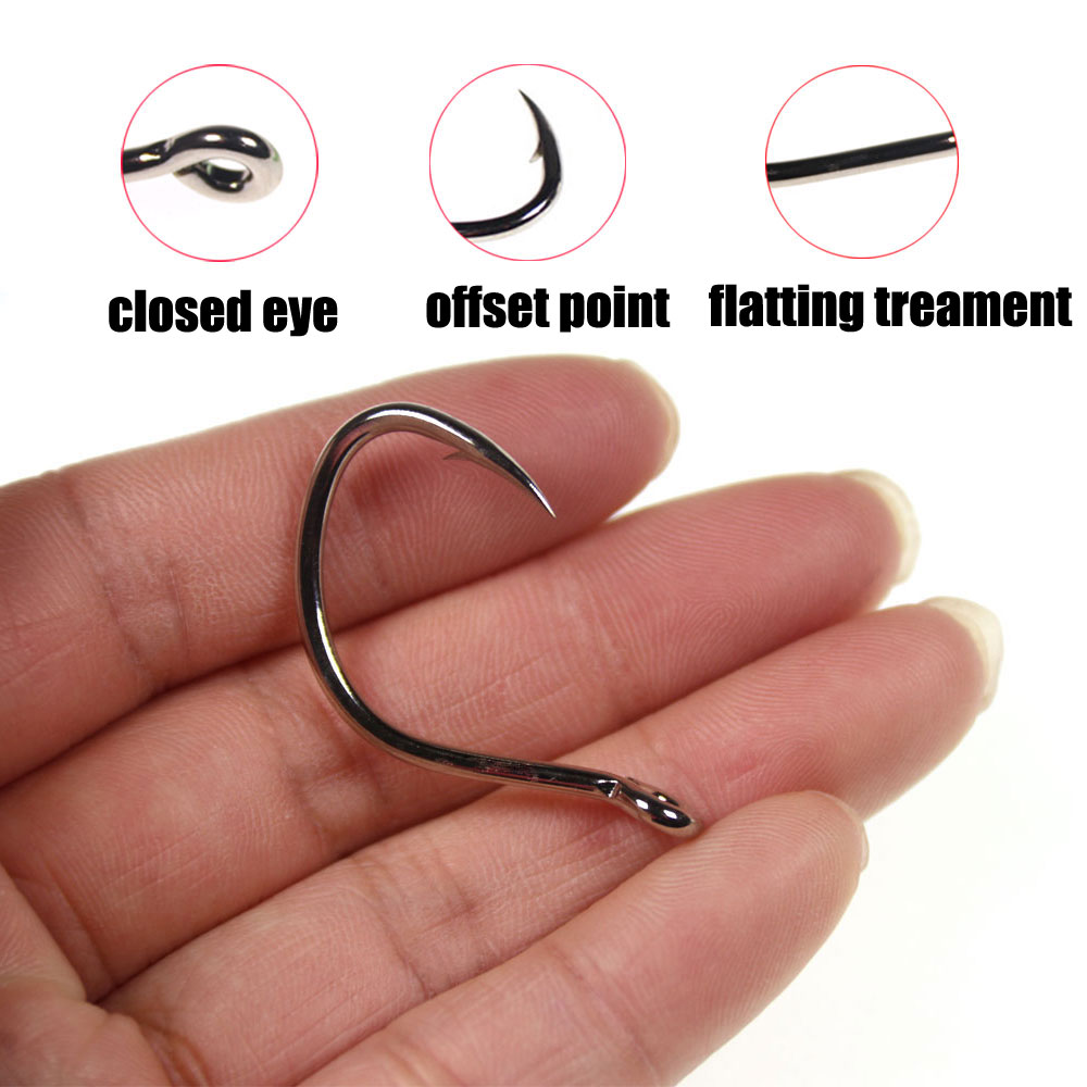 10 шт., яркие луженые антикорр – обзор и цена Fishing Hook Offset
