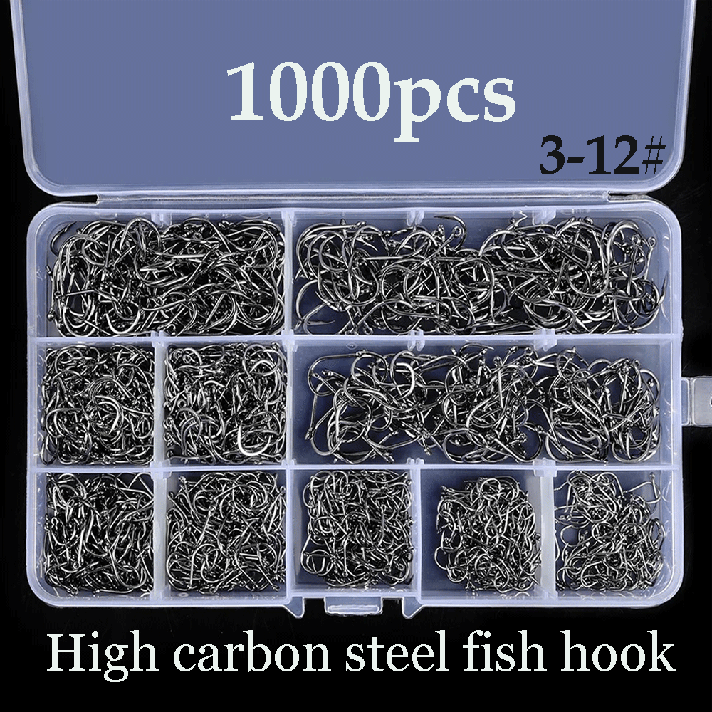 Рыболовные крючки, 100-1000 шт – обзор и цена Fishing Hook Offset