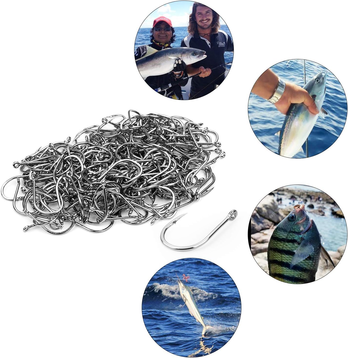 Рыболовные крючки, 100-1000 шт – обзор и цена Fishing Hook Offset