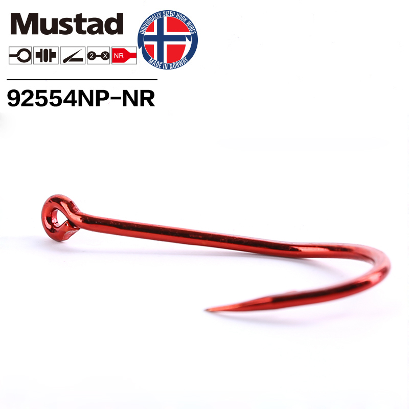 Mustad Big Red 2X SUICIDE Высо – обзор и цена Fishing Hook Offset